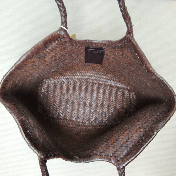 Dragon Diffusion Nantucket Big Dark Brown shopping bag - Picture 9 of 11